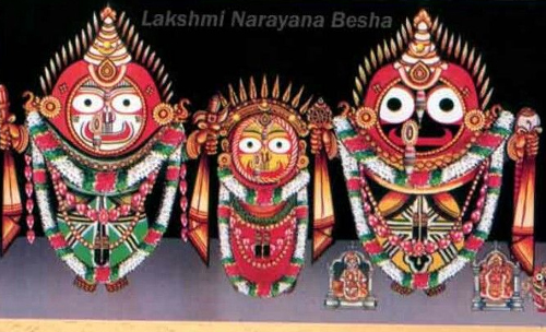 Jagannath Temple Beshas - Bhesa of Lakshmi Narayana